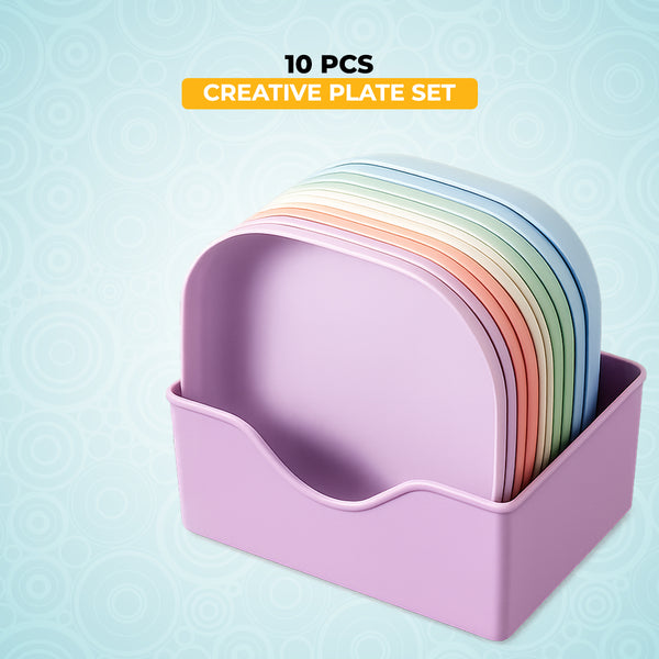 10 PCS CREATIVE PLATE SET-HIGH QUALITY