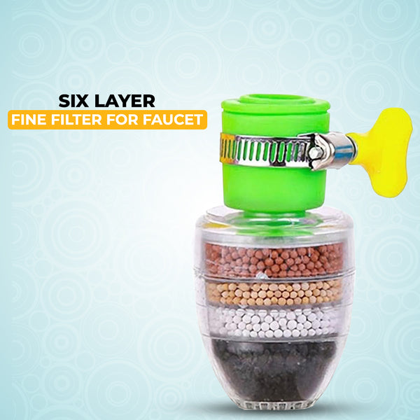 Six Layer Fine Filter For Faucet