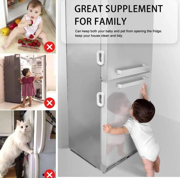 Refrigerator Lock for Child Safety – Easy & Secure